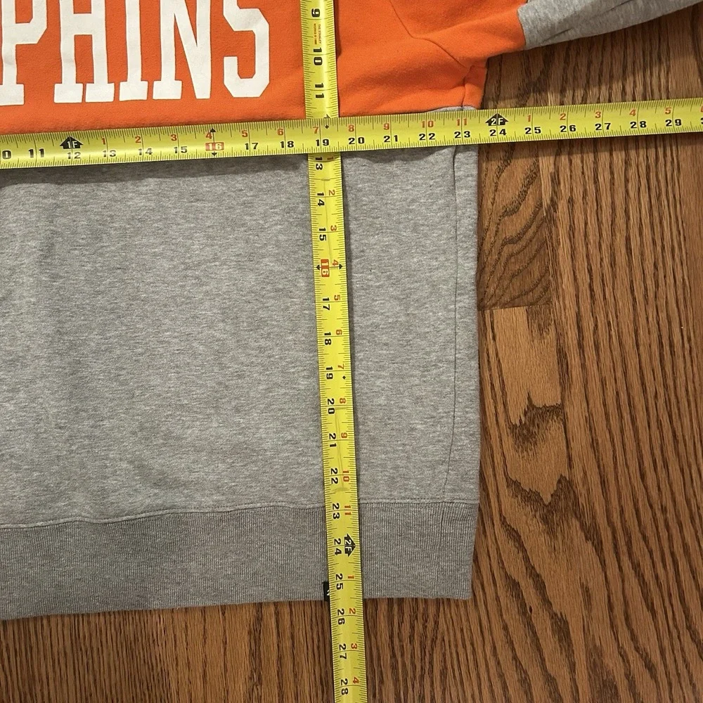 Miami Dolphins Sweatshirt 47 Size XL Gray Unisex Pullover Long Sleeve